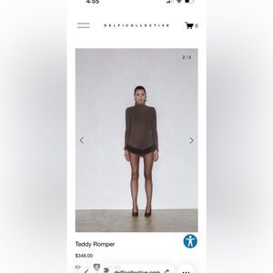 Delfi Collective Teddy Romper SOLD OUT online